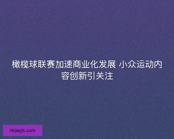 橄榄球联赛加速商业化发展 小众运动内容创新引关注